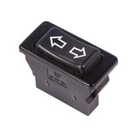Переключатель (стеклоподъемника) клавишный 12В 20А (5с) (ON)-OFF-(ON) черный REXANT