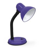 Светильник настольный СНО 22Ф 60Вт E27 230В под лампу на основании с подвесом фиолет. IN HOME 4690612047003