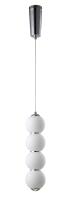 Crystal Lux Светильник подвесной Crystal Lux DESI SP4 CHROME/WHITE