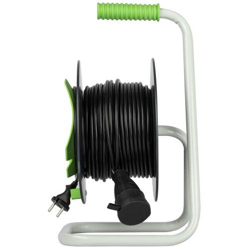 Удлинитель на пластик. катушке 1х30м без заземл. GAZ-2x1-30m Greenline ПВС 2х1 Эра Б0065099