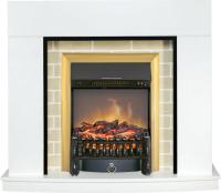 Royal Flame Каминокомплект Montana - Белый с очагом Fobos FX M Brass