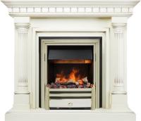 Dimplex Каминокомплект Dallas - Слоновая кость с патиной с очагом Cavendish