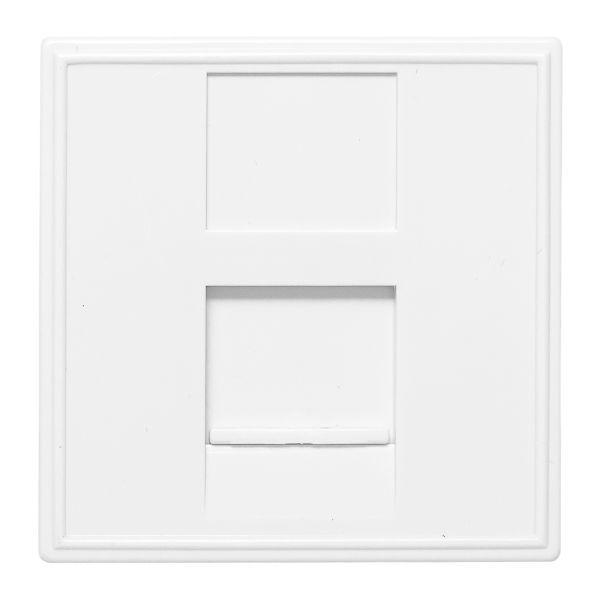 Розетка RJ45 категории 6 (ширина 2 модуля) EKF E2MK016-135-10