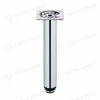 Ножка круглая регулируемая с винтом d30х200мм метал. хром (уп.1шт) Tech-Krep/Zitar 127485