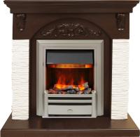 Dimplex Каминокомплект Bern Сланец мелкий белый / Темный дуб с очагом Chesford
