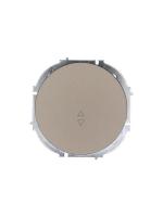 Выключатель проходной 1-кл. СП OSEN 10А IP20 механизм титан LEZARD 743-3788-105