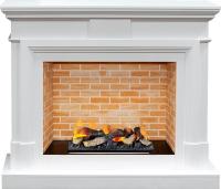 Dimplex Каминокомплект Coventry - Белый / Кирпич с очагом Cassette 400 LNH-INT (с дровами)