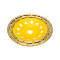 Чашка алмазная шлифовальная, двухрядная, 180х22,2мм KRANZ