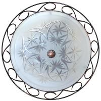 Светильник "Искра" 500 НПБ 01-3х60-161 корпус "Орнамент" медь ИУ прозр./матов. Элетех 1005151679