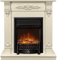 Royal Flame Каминокомплект Palermo SFT (Разборный) - Слоновая кость с очагом Fobos FX M Black RC