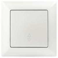 Переключатель 1-кл. СП Solo 4-103-06 10А 250В IP20 перламутр Intro Б0053582