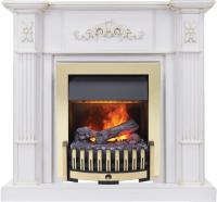 Dimplex Каминокомплект Martin - Белый дуб, патина золото с очагом Danville Brass FB2