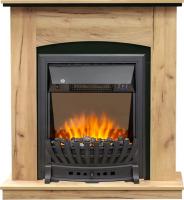 Royal Flame Каминокомплект Barcelona (разборный) - Дуб золотой с очагом Aspen Black