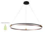 Подвесной светильник Crystal Lux FERNANDO SP88W LED D1000 COFFEE/BLACK