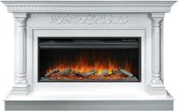 Royal Flame Каминокомплект Sicilia - Белый (Ширина 1530мм) с очагом Vision 42 LOG LED