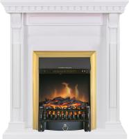 Royal Flame Каминокомплект Orlean - Белый с очагом Fobos FX Brass