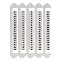 Маркировка для клемм ширина 5мм от 181 до 225 горизонтальная ориентация DKC NUTB-5-181-225H