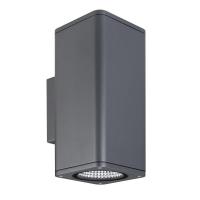 Светильник светодиодный LGD-EVO-WALL-TWIN-S100x100-2x12W Warm3000 (GR 44 deg 230В) IP54 металл Arlight 046195