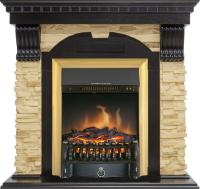 Royal Flame Каминокомплект Dublin - Венге / Сланец с очагом Fobos FX Brass