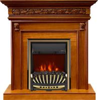 Royal Flame Каминокомплект Valletta - Орех с очагом Aspen Gold