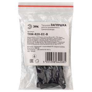 Заглушка торцевая TRM-R20-EC-B для встраив. магнитного шинопровода TRM-R20 NOVA 48В черн. Эра Б0054780