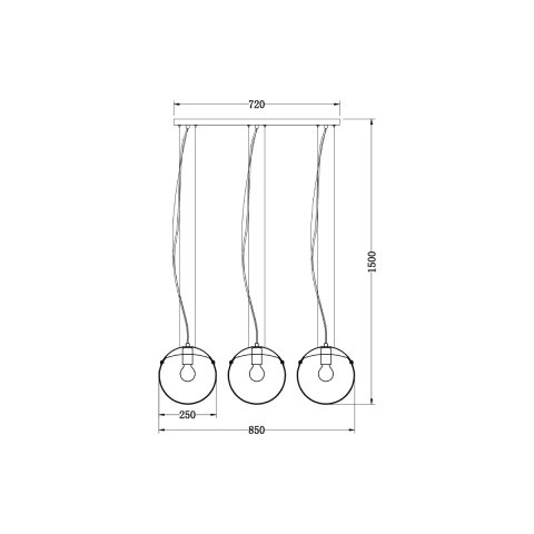 Каскадная люстра Vele Luce VL5183P13