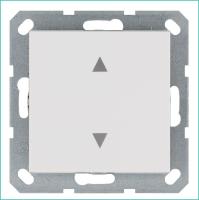 Выключатель для жалюзи 1-кл. 10А IP20 механизм бел. глянцевый Jasmart G3018W