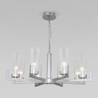 Подвесная люстра Eurosvet 60133/8 серебро