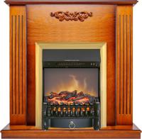 Royal Flame Каминокомплект Lumsden - Дуб антик с очагом Fobos FX M Brass