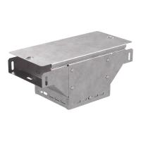 Ответвитель Т-образный вертикальный 150х50 с крышкой Стандарт Промрукав PR16.0959