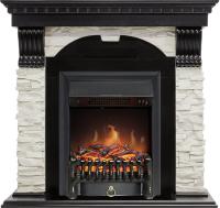 Royal Flame Каминокомплект Dublin - Венге / Сланец белый с очагом Fobos FX Black