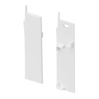 Заглушка PLINTUS-H73-F WHITE пластик (комплект) Arlight 043598