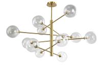 Crystal Lux Люстра Crystal Lux MARZO SP12 BRONZE/TRANSPARENTE