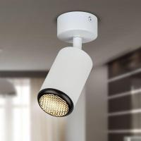 Светильник OL55 MR16 GU10 IP20 WH/BK настенно-потолочный спот бел./черн. ЭРА Б0061888