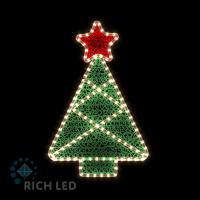 Световая елка мини, 570*350 мм, 24В