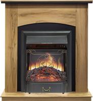 Royal Flame Каминокомплект Barcelona (Разборный) - Дуб галифакс с очагом Majestic FX Black