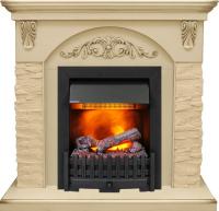 Dimplex Каминокомплект Bern Сланец крупный бежевый / Алебастр темная патина с очагом Danville Black FB2