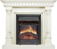 Royal Flame Каминокомплект Dallas - Слоновая кость с патиной с очагом Majestic FX Black