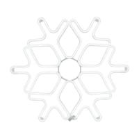 Светодиодная фигура из гибкого неона Снежинка 60x60см СИНИЙ NEON-NIGHT