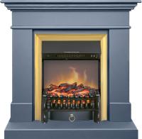 Royal Flame Каминокомплект California STD CRM (Разборный) - Санд антрацит с очагом Fobos FX M Brass