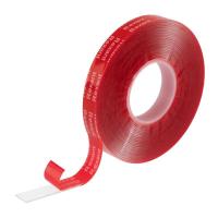 Лента клейкая двухсторонняя прозрачная, на VHB акриловой основе, 12 мм х 5 м REXANT