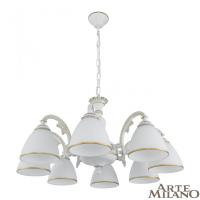 Подвесная люстра Arte Milano 340837/8 WT+G