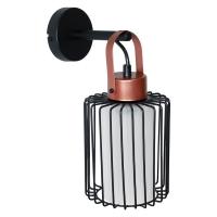 Светильник "Манго" 511 (плафон 9001) НББ 01-60-166 Е27 [ИМ] настен. черн.муар медь Элетех 1005405090