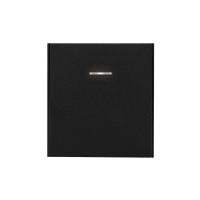 Выключатель STRONG 1 кл перекрестный (переключатель) с подсветкой 10А с/у антрацит KRANZ