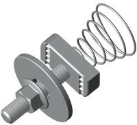 Комплект соединительный 8х40 для STRUT-профиля с конусной пружиной EKF ksst8x40