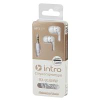 Вкладыши-гарнитура RX-915MW бел. Intro Б0023843