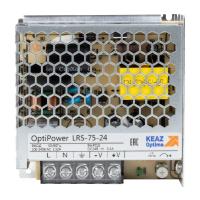 Блок питания панельный OptiPower LRS 75-24 3.5A КЭАЗ 328877