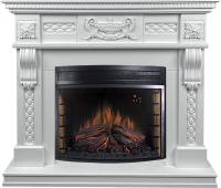 Royal Flame Каминокомплект Corsica - Матовый белый (Высота 1110мм) с очагом Dioramic 28 LED FX