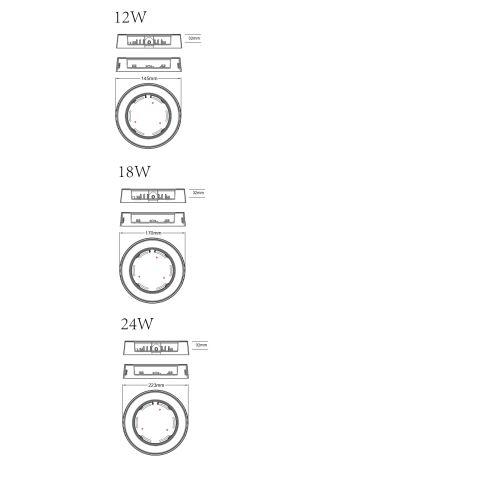 Светильник светодиодный LED 19-12-6K 12Вт 6500К накладной круглый ЭРА Б0057448