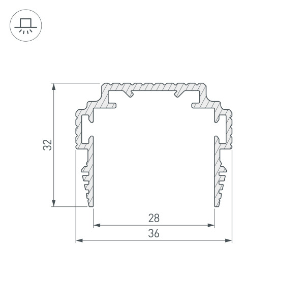 Профиль Arlight 035011